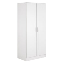 Madesa Two Door Wardrobe Storage Cabinet, Wood Armoire