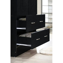 Hodedah 2-Door Armoire with 2-Drawers and Clothing Rod