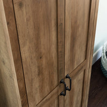 Sauder Two-Door Storage Cabinet, Rural Pine Finish