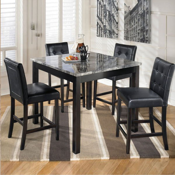 Signature Design by Ashley Maysville 5 Piece Counter Height Dining Table Set