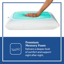 Sealy Essentials Cooling Gel Memory Foam Pillow, 2 Pack