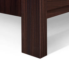 Noble House Hysham 3 Piece Double Dresser and Nightstand Set, Walnut