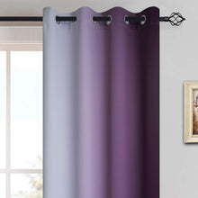 Yakamok Purple Curtain for Bedroom/Light Blocking Room Darkening Window Drapes 2 Panels