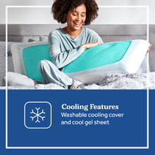 Sealy Essentials Cooling Gel Memory Foam Pillow, 2 Pack