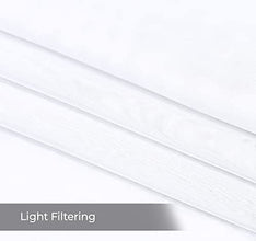 Utopia Bedding Sheer Curtains White 2 Panels Set Rod Pocket Drapes