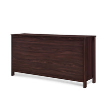 Noble House Hysham 3 Piece Double Dresser and Nightstand Set, Walnut