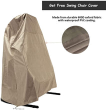 2 Person Swing Chair with Stand, X-Large Wicker Rattan Hanging Egg Chair Loveseat Chair with Cushion and Cover for Indoor/Outdoor