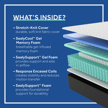 Sealy Essentials 10” Hybrid Mattress-in-a-Box, Queen