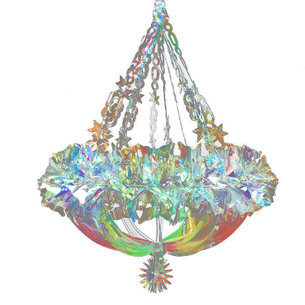 George Chandelier Ceiling Light Lamp Shade Neon Color Pendant Lampshade Decorative Light Shade Hanging Lamp Cover For Living Room Bedroom Dorm Room Wedding Home Decoration