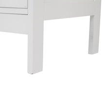 Ktaxon Storage Sideboard Buffet, Wooden Console Storage Cabinet with Transparent Doors,White