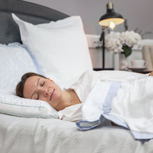 SensorPEDIC Luxury Dual Comfort Reversible Standard Bed Pillow with 400 Thread Count Cotton Cover - 2 Pack