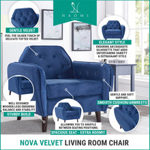 Nova Accent Chair - Blue