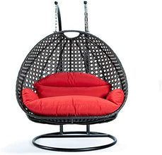 LeisureMod 2 Person Hanging Double Swing Chair