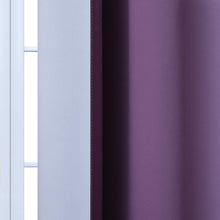 Yakamok Purple Curtain for Bedroom/Light Blocking Room Darkening Window Drapes 2 Panels