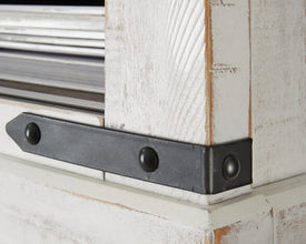 Signature Design by Ashley Wystfield Farmhouse TV Stand Fits TVs up to 48