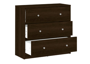 Tvilum Studio Collection 3-Drawer Dresser, Coffee