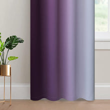 Yakamok Purple Curtain for Bedroom/Light Blocking Room Darkening Window Drapes 2 Panels