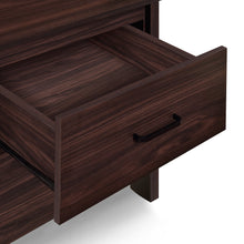 Noble House Hysham 3 Piece Double Dresser and Nightstand Set, Walnut