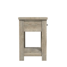 Addison Farmhouse 1 Drawer Nightstand, Set of 2, Driftwood Gray