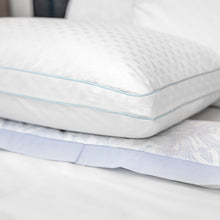 SensorPEDIC Luxury Dual Comfort Reversible Standard Bed Pillow with 400 Thread Count Cotton Cover - 2 Pack