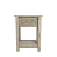 Addison Farmhouse 1 Drawer Nightstand, Set of 2, Driftwood Gray