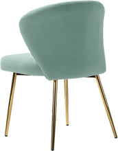 HULALA HOME Velvet Modern Small Armless Accent Chair with Gold Metal Legs, -Yellow