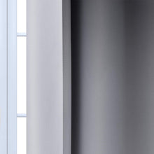 Yakamok Black Curtains with Grommet Room Darkening Ombre Window Drapes for Living Room/Bedroom,2 Panels, 52x84 Inch