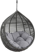 Modway EEI-3637-GRY-GRY Garner Teardrop Outdoor Patio Swing Chair