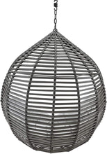 Modway EEI-3637-GRY-GRY Garner Teardrop Outdoor Patio Swing Chair