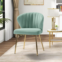 HULALA HOME Velvet Modern Small Armless Accent Chair with Gold Metal Legs, -Yellow