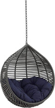 Modway EEI-3637-GRY-GRY Garner Teardrop Outdoor Patio Swing Chair