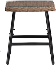 Walker Edison Carmel Modern Rattan Hanging Egg Swing Chair