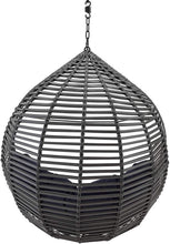 Modway EEI-3637-GRY-GRY Garner Teardrop Outdoor Patio Swing Chair