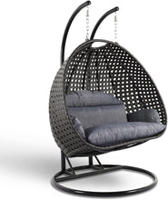 LeisureMod 2 Person Hanging Double Swing Chair