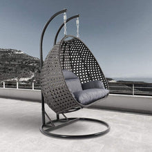 LeisureMod 2 Person Hanging Double Swing Chair