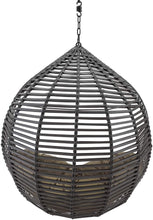 Modway EEI-3637-GRY-GRY Garner Teardrop Outdoor Patio Swing Chair