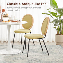 Caster Velvet Gilding Kitchen Dining Chairs Set of 2,Modern Industrial Upholstered Mid Century Metal Dining Chair for Dining Room Chairs Wood Round Back Dining Chair Indoor Small Place White ,18