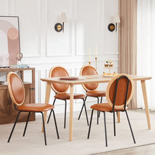 Caster Velvet Gilding Kitchen Dining Chairs Set of 2,Modern Industrial Upholstered Mid Century Metal Dining Chair for Dining Room Chairs Wood Round Back Dining Chair Indoor Small Place White ,18