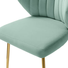 HULALA HOME Velvet Modern Small Armless Accent Chair with Gold Metal Legs, -Yellow