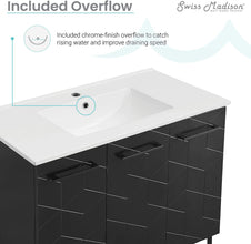 Swiss Madison Well Made Forever SM-BV261B Vanity, Black