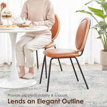 Caster Velvet Gilding Kitchen Dining Chairs Set of 2,Modern Industrial Upholstered Mid Century Metal Dining Chair for Dining Room Chairs Wood Round Back Dining Chair Indoor Small Place White ,18