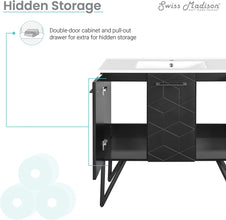 Swiss Madison Well Made Forever SM-BV261B Vanity, Black
