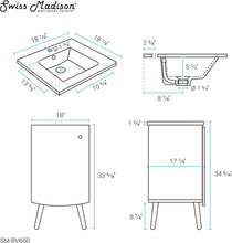 Swiss Madison SM-BV650 Bathroom Vanity, White