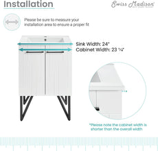 Swiss Madison Well Made Forever SM-BV250W, Mondrian White