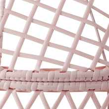 Better Homes & Gardens Kid's Ventura Outdoor Pink Wicker Stationary Egg Chair