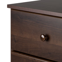 Prepac Astrid 6-Drawer Tall Chest, Rich Espresso Wood