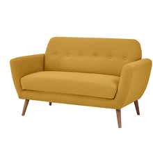 A&D Home Oakland Loveseat Sofa, Mustard