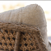 Walker Edison Carmel Modern Rattan Hanging Egg Swing Chair