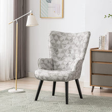 Dolonm Velvet Accent Chair Modern Tufted Button Wingback Vanity Chair with Arms Upholstered Tall Back Desk Chair with Solid Wood Legs for Living Room Bedroom Waiting Room(Teal)