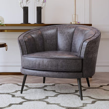 Merax Modern Luxury Upholstered Accent Chair Velvet Vanity Armchair for Bedroon Livingroom Office Grey, Set of 1, Brown